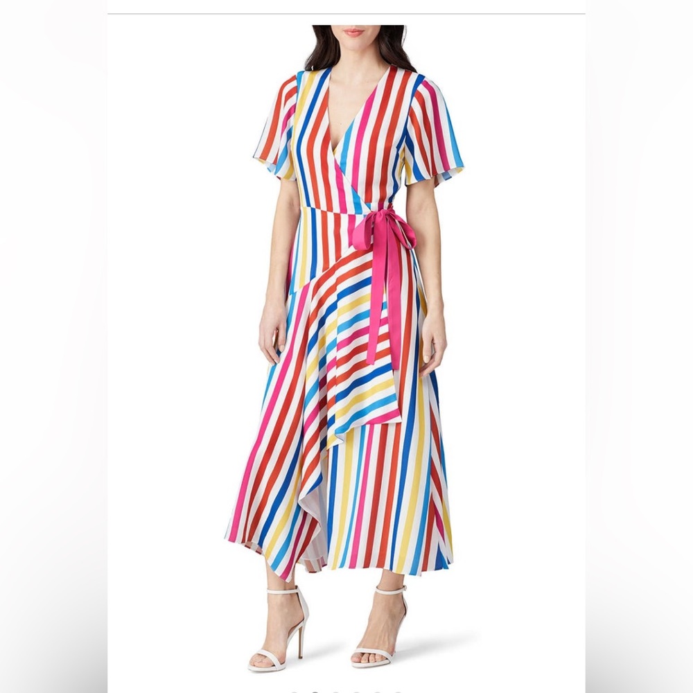 Color me Courtney Taira Wrap Dress